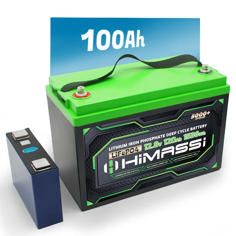 Himax 12.8V 100Ah Bluetooth Lifepo4 Replacement Battery pack Rechargeable Lithium battery with bluetooth