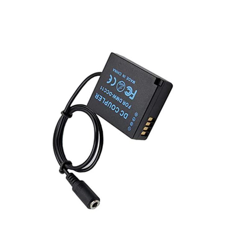 DMW-DCC11 DC Coupler Dummy Battery AC Power Supply Adapter for Panasonic Lumix DMC-GX80 GX85 GF6 GX7 DC-G100 GX9 LX100K ZS60