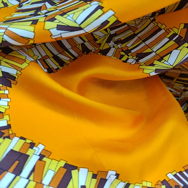 customized 100% silk printing square scarf women pure silk scarves for holiday