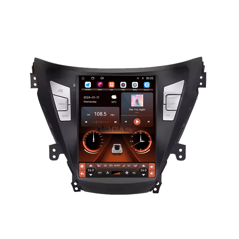 Tesla стиль android авто стерео Поддержка bluetooth 9 7 дюймов экран для HYUNDAI ELANTRA/MD 2011-2013 Автомобильный gps с SIM + FM AM