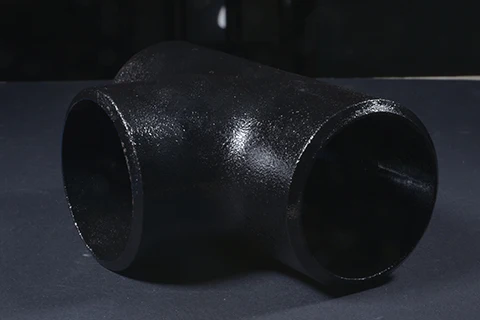 High Pressure ASME B16.9 Butt Weld CS A420 WPL6 Pipe Fitting Tee 10 Inch 12inch ERW SCH80 Carbon Black Steel Equal Tee