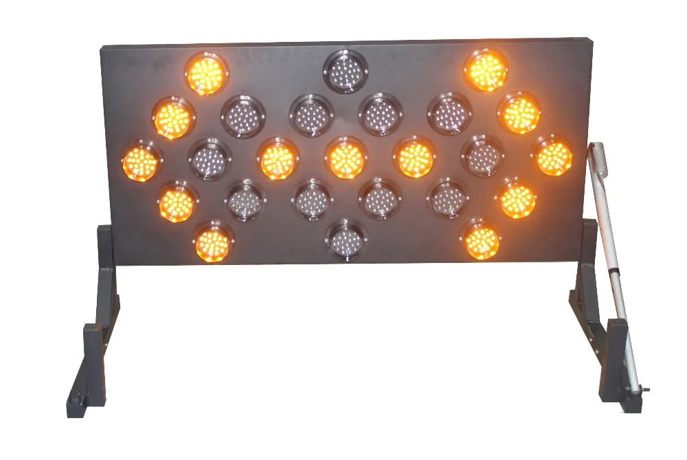 15 Lamps Light Led Road Traffic Safety Arrow Board