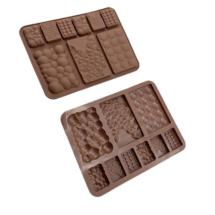 Силиконовая форма для шоколада 9 ячеек желе блока эпоксидная льда поднос помадки украшения торта конфет инструмент кухни выпечки