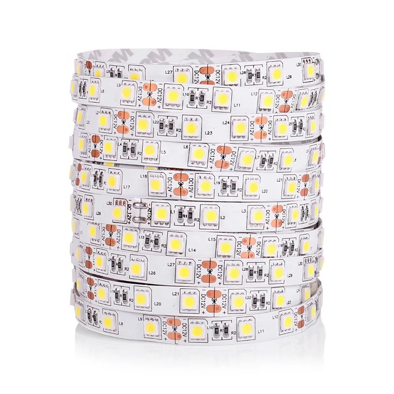 Шэньчжэнь Светодиодные полосы SMD5050 RGB и RGBW светодиодные гибкие лампы с управлением через приложение Tuya для телефона Google Home