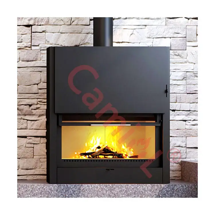 CAMIOL Factory Manufacturer Indoor Wood Burning Fireplace Cast Iron Wood Fire Heater