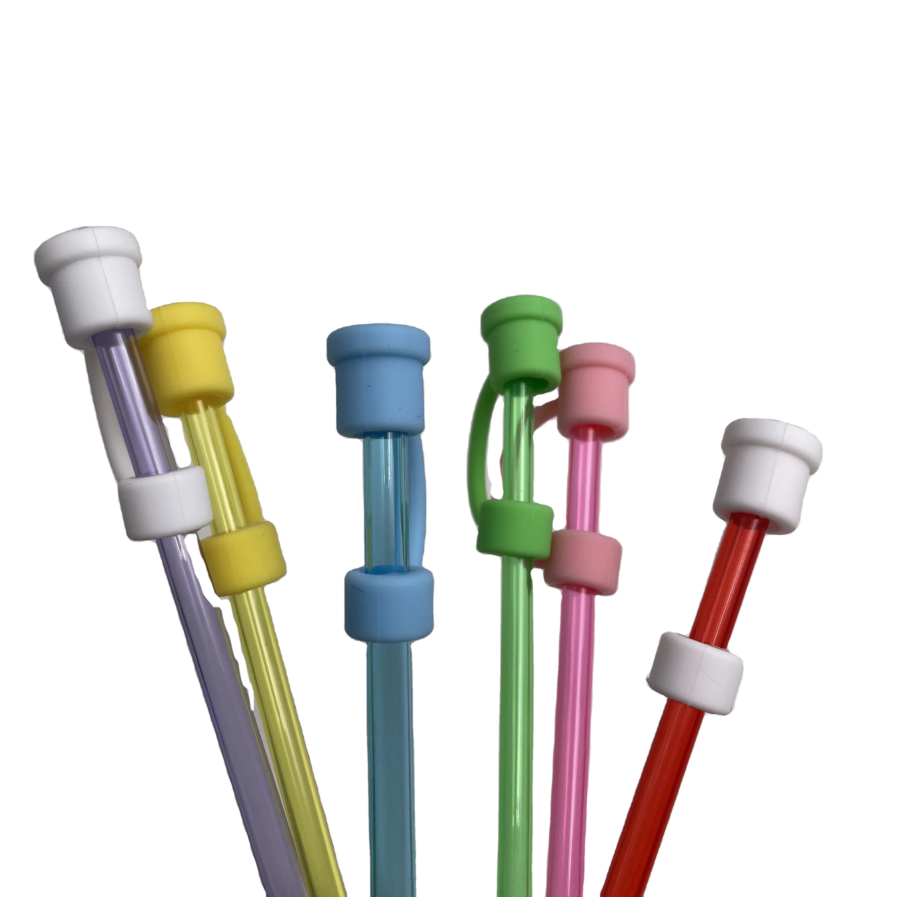 reusable  straw toppers Food grade silicone straw cap