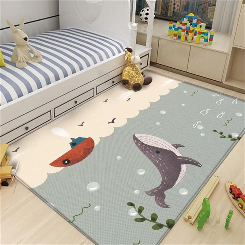 Cartoon Animal Print Children Carpet Kawaii Area Rugs Soft Foam Sdlohas Toy Playing Zone Easy Storage And Traveling Magic The Ga
