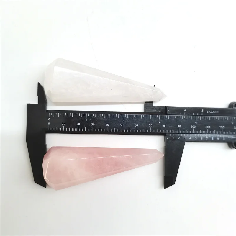 Hot Sale Pendant Holder Natural Clear Quartz Rose Quartz Crystal Ring Setting for Home Decoration