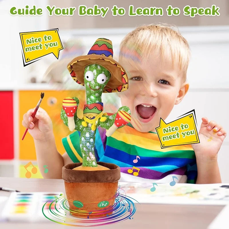 Singing Dancing Cactus Children Gal Mimicking Cactus Toy Dancing Talking Cactus Toys
