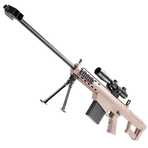 82CM M249 Gel Blaster Toy for Water Bullet Sport - Electric Gel Hydrogel Bead Gun with Multiple Styles