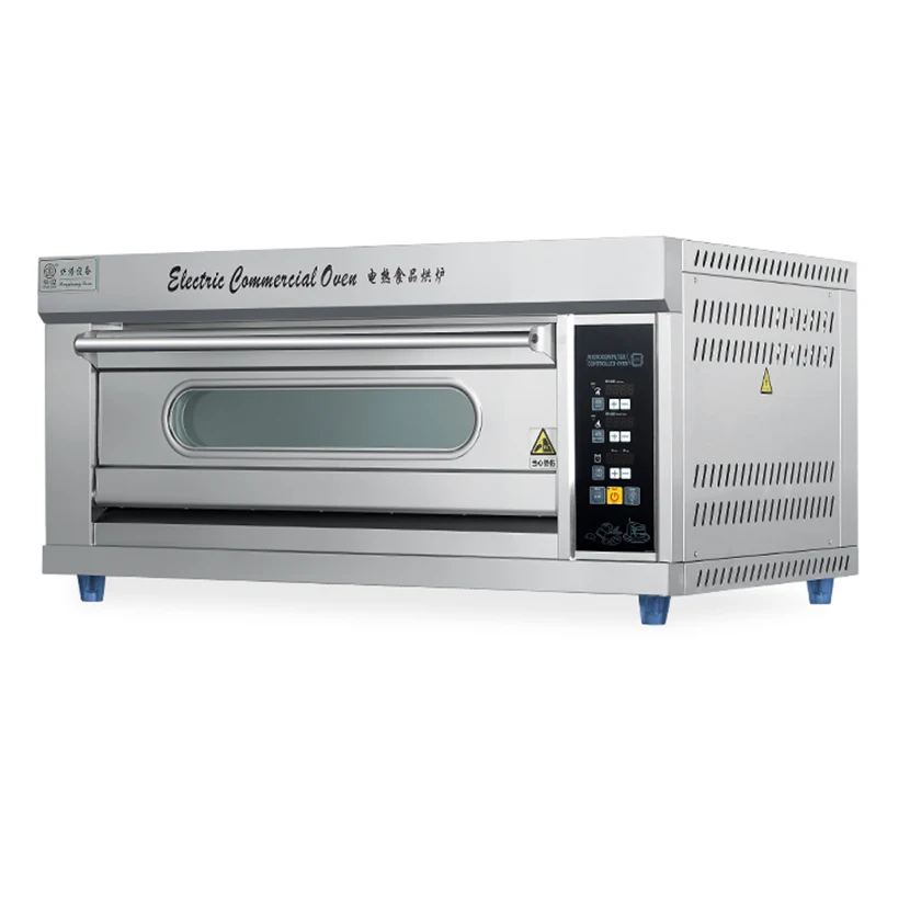 China factory Luxurious single deck  electric baking Steam oven with LCD Panel commercial