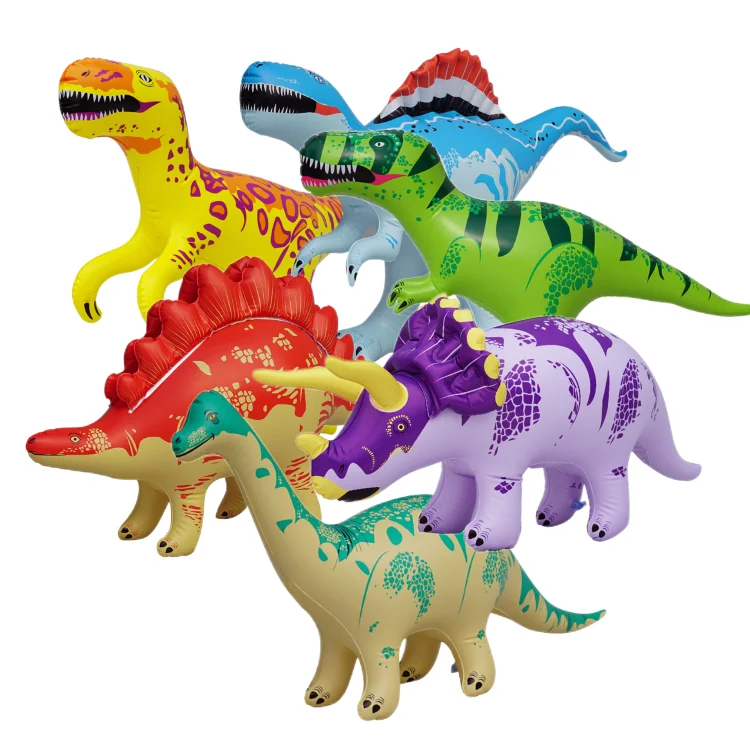 Jetsonic Hot Sale Inflatable Air Cartoon Dinosaur Balloon Decoration Kids Toy Party Animals Toy