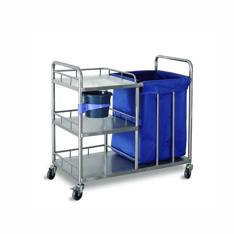 Hospital nursing dirty linen trolley for sale
