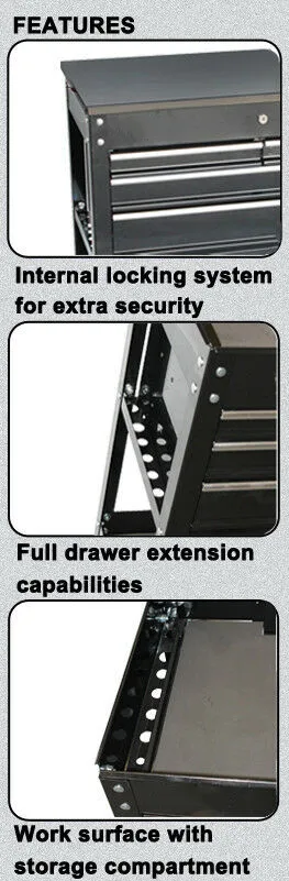 Tools Service Cart Trolley 4 Drawer Workshop Garage