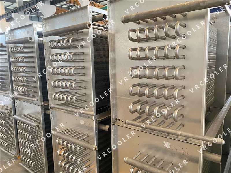 Flexibility Design Stainless Steel Tube Ss304 Ss316L Air Blast Chiller Heat Exchanger