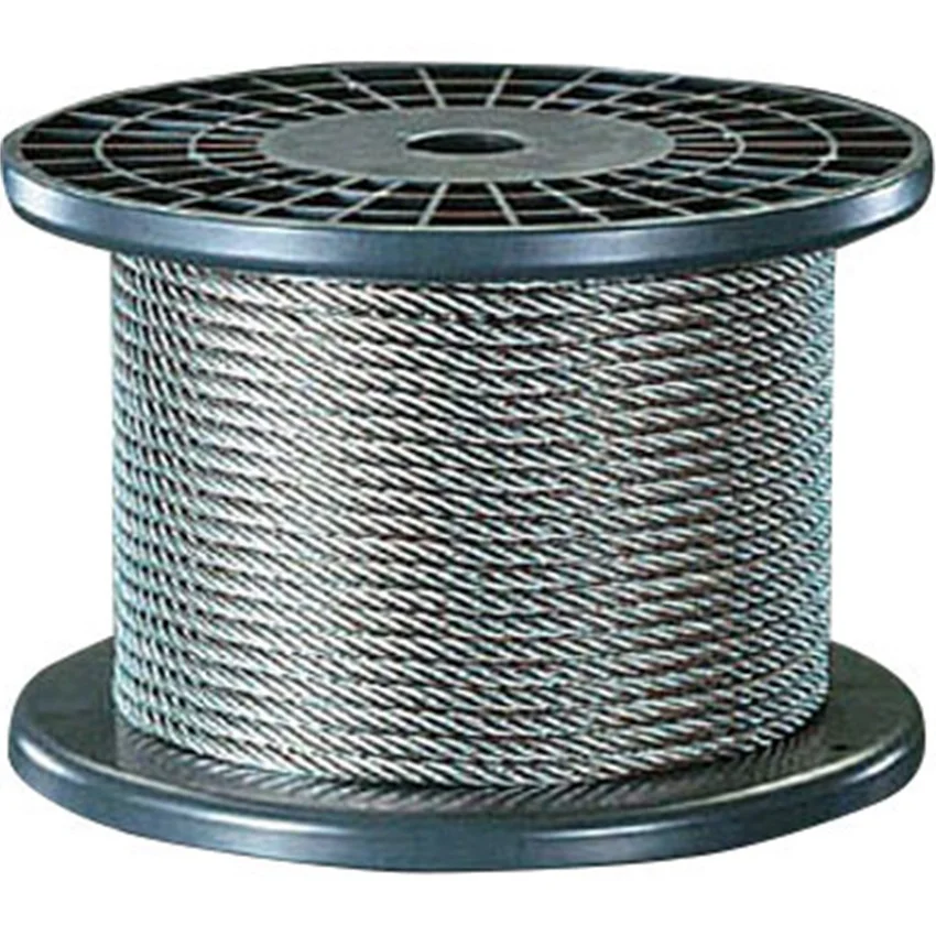 AISI 304 316 T/S 1570mpa stainless steel wire rope