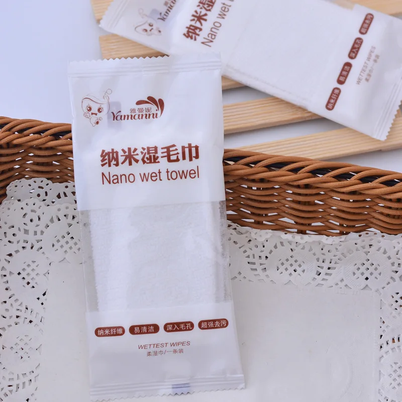 Factory direct sale disposable wet towel restaurant hotel wet towel