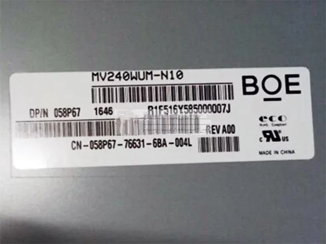 BOE MV240WUM-N10 24 дюймовый настольный и для компьютеров ноутбуков монитор IPS ЖК-дисплей Панель модуль 1920*1200 интерфейс LVDS