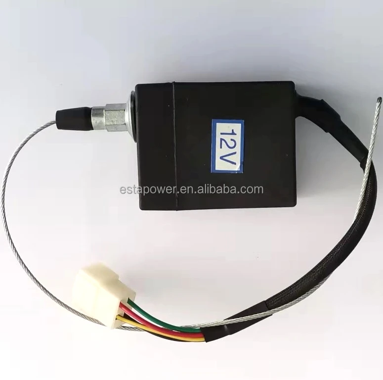 Двигатель остановочный соленоид 37AXB24 12V 24V 37AXB24-015 для дизель-генератора