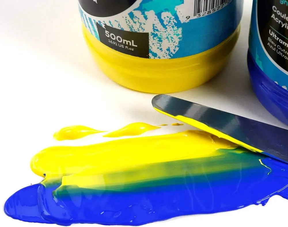 12 colors acrylic paints 500 ml (16.9oz) acrylic paints kit for canvas paints acrylic