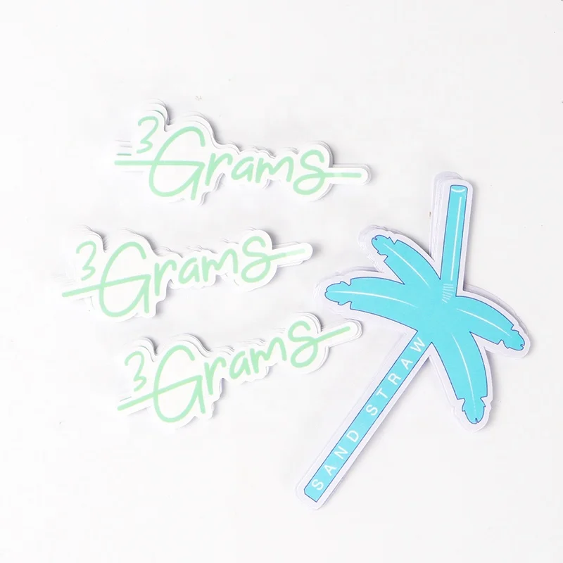Custom printing matte sticker manufacturer kiss cut custom sheets die cut weed stickers matte die cut stickers