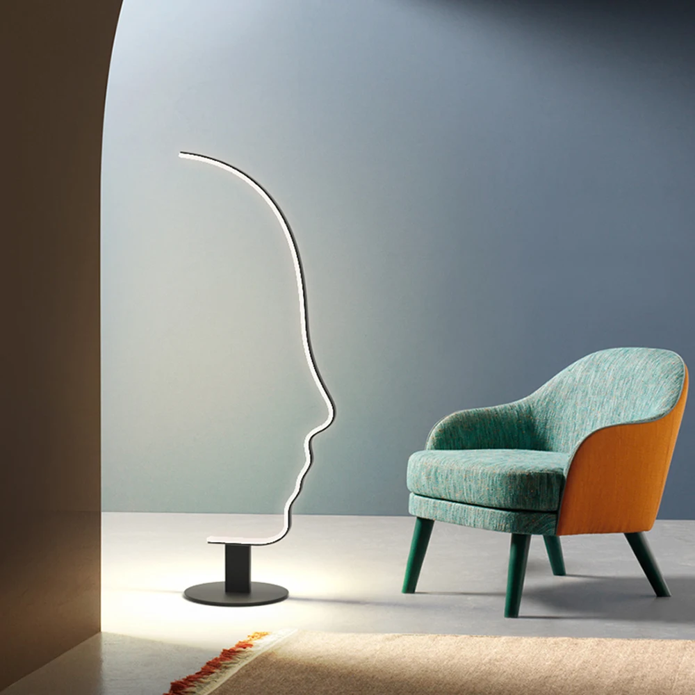 Minimalist home decor standing floor lamp chandelier