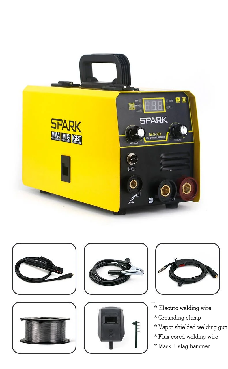 Factory Customized MIG300 Two-in-One 220V Small Electric Welding Machine for Stainless Steel Use Welding Machine