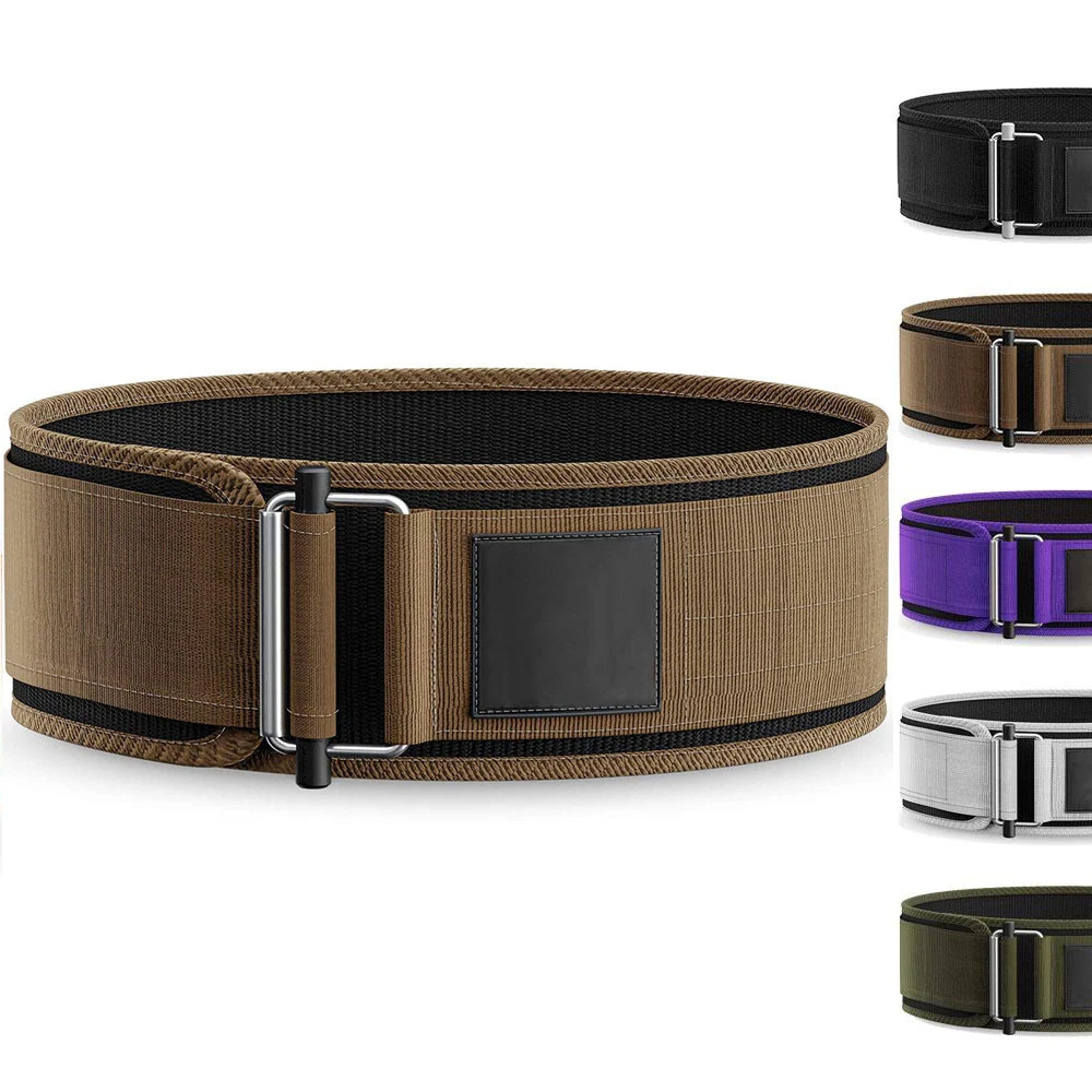 Custom Gym Belt Powerlifting Lever Power Weight Lifting Straight Leather Weightlifting Belt