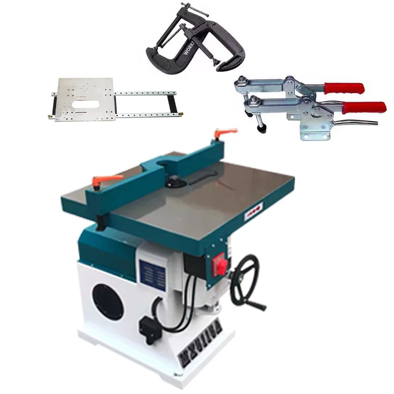 Yufu woodworking machinery vertical single shaft router table type vertical milling machine woodworking trimming machine