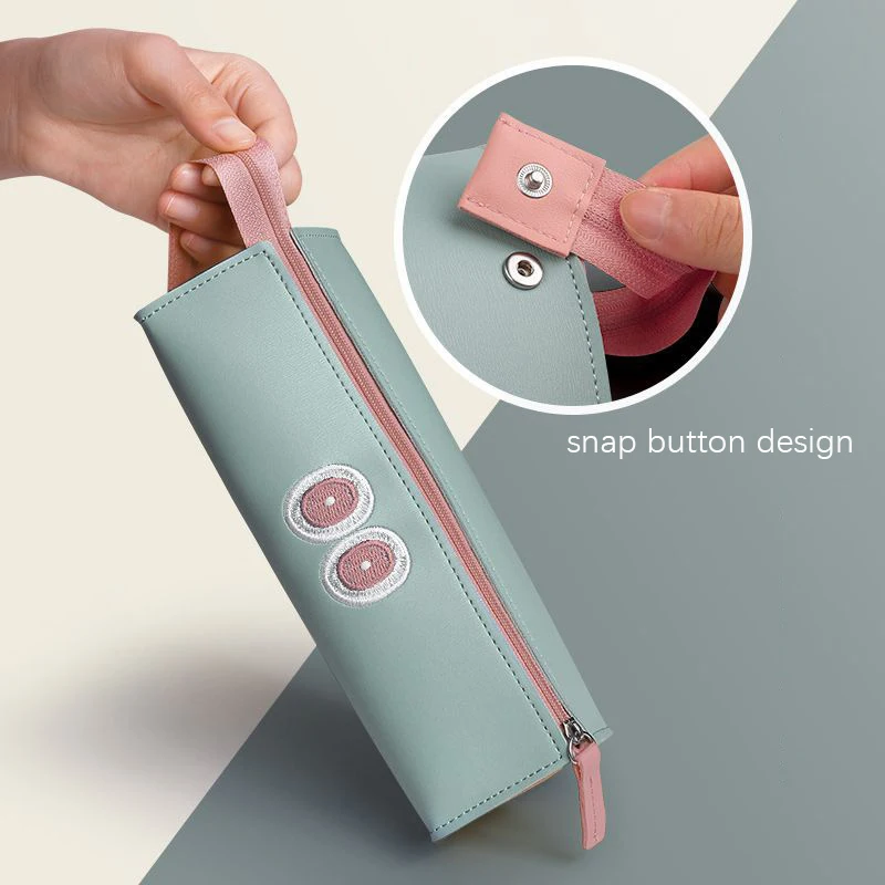 Net red ins tide student pencil bag high-value little monster pencil bag personality stationery box Japanese pencil bag