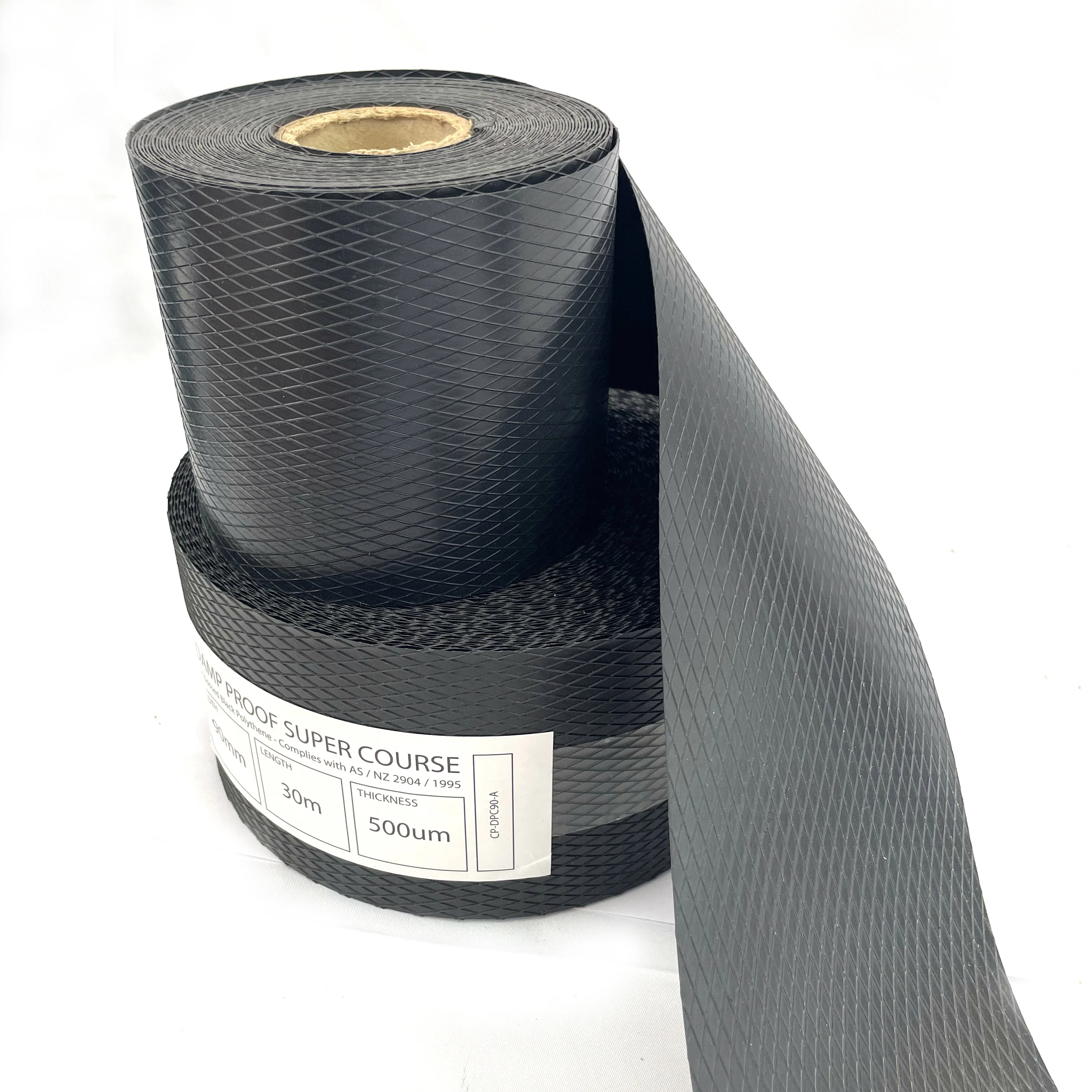 Современная водонепроницаемая мембрана 500 мкм из черного полиэтилена