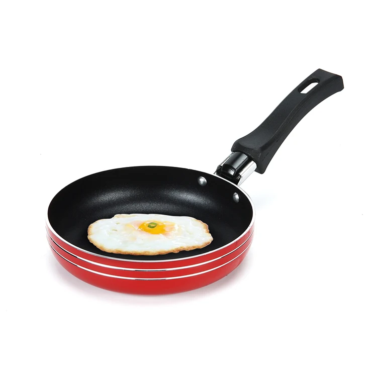 Frypan Aluminum Pan Induction Non-Stick Fry Non Stick Egg Omelet Steak Kitchen Handle Nonstick Frying Pan