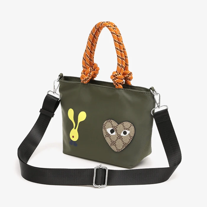 2024 Custom Logo Fashion Tote Bag For Women Mini Handbag With Zipper