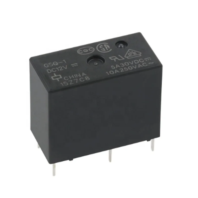 Electronic component power relay 5V/12V/24VDC 10A 5PIN DIP G5Q-1-12V relay module
