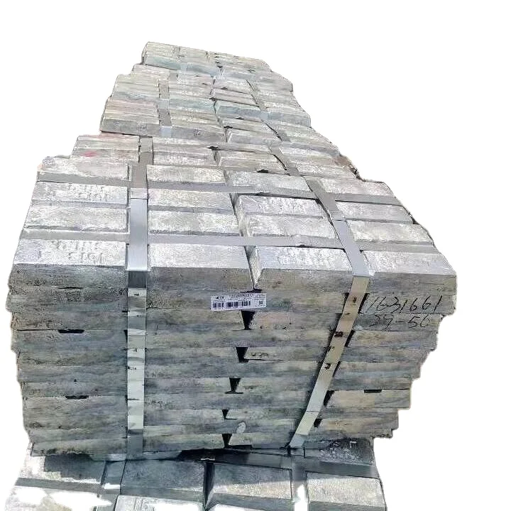 Factory Hot Selling High Quality Construction Silver High Grade Zinc Ingot 99.995% For Sale