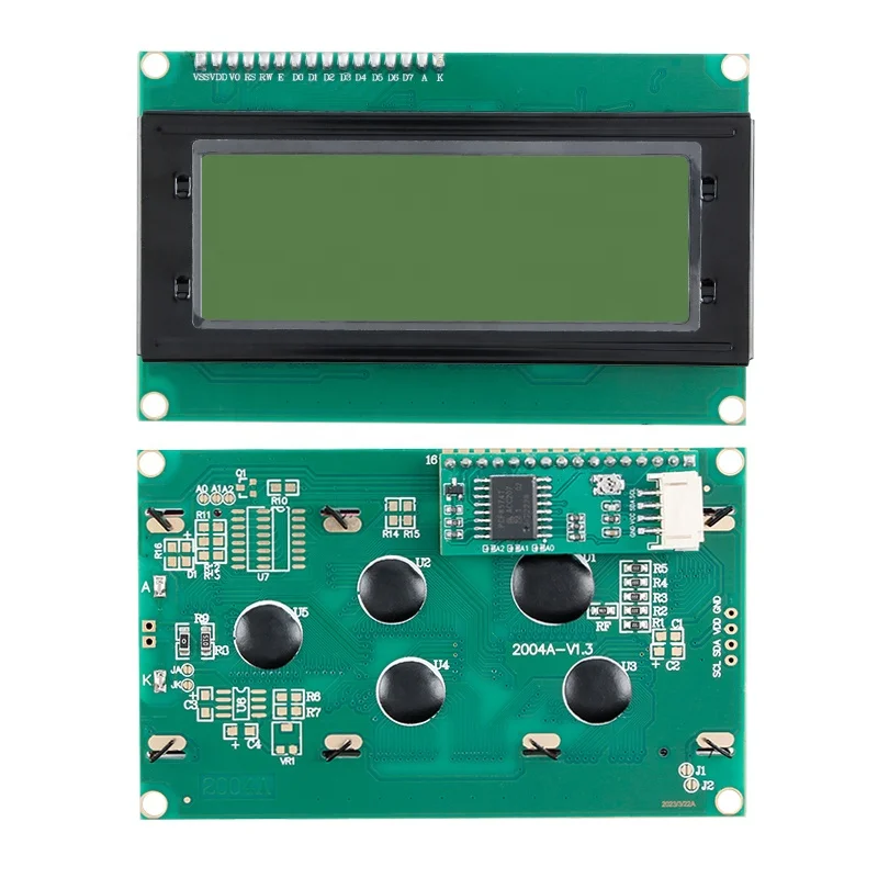 LCD Display 5V Solder Pin PCF8574 IIC I2C Module PH2.0 Interface LCD1602A LCD2004A