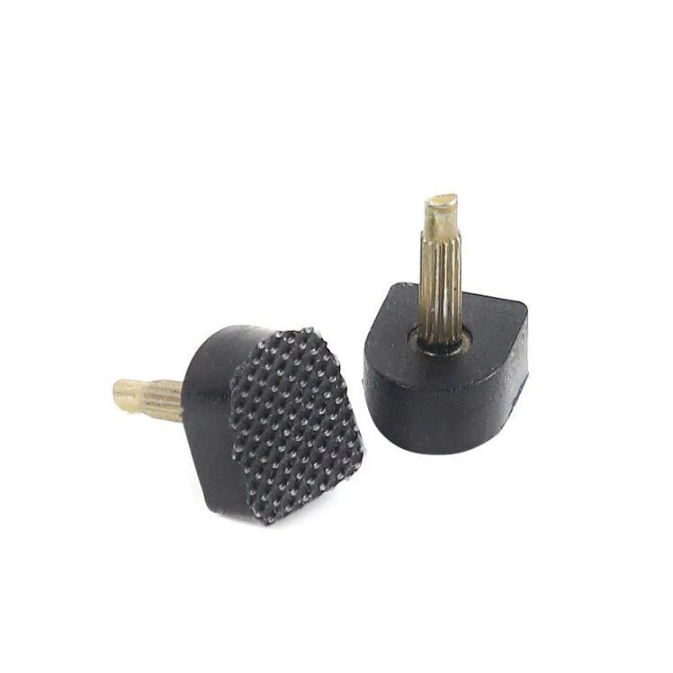 Black High Heel Replacement Tips Pin Heel Caps for Repair