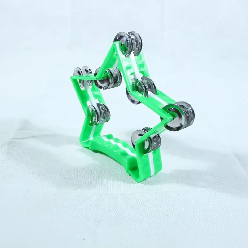 Wholesale Musical Instruments Plastic Star Tambourine