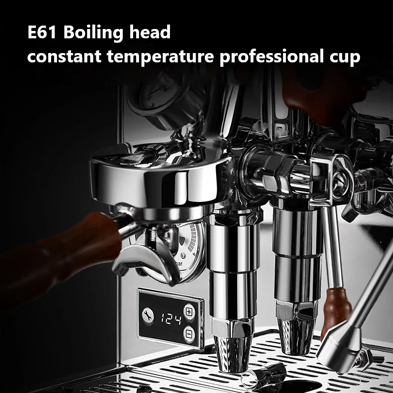 Smart Electric Italian Coffee Maker Espresso Syphon Automatic Programmable Multifunctional Stainless Steel Housing Car Use US