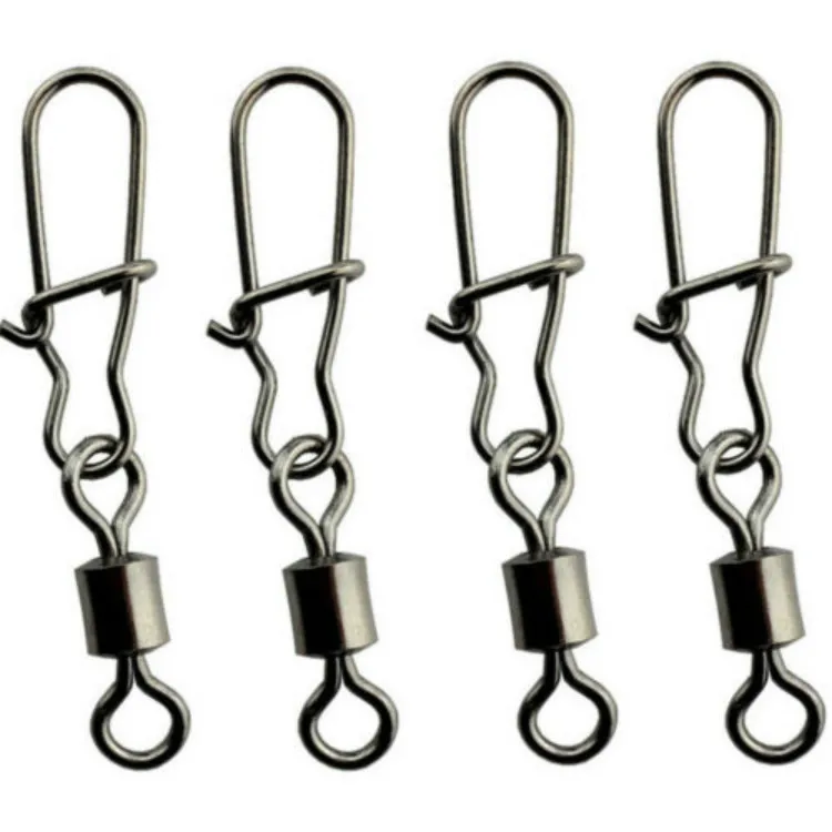 carp fishing accessories Rolling fishing swivel with T-shape snap