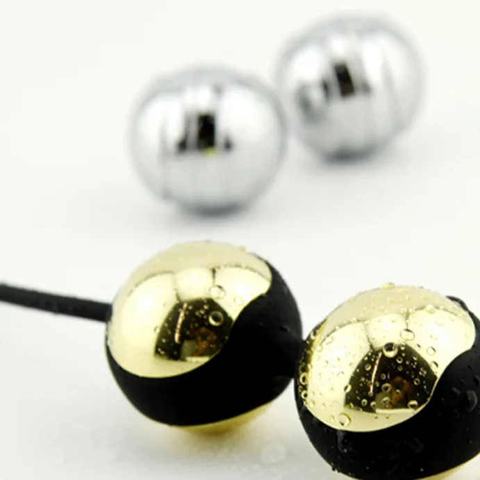 Gold Kegel Ball Vibrating Women Pelvic Floor Health Massager Safe Silicone Ben Wa Remote Control Kegel Balls And Vibrators