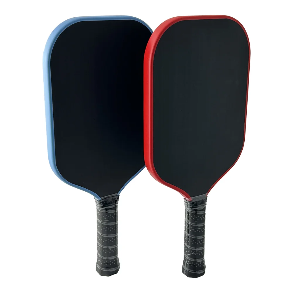 Custom Thermoforming Edgeless Elongated T700 Raw Carbon Fiber Surface Pickleball Paddle For Tournament