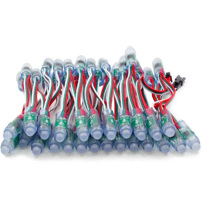 wholesale waterproof IP68 full color 12mm ws2811 module led pixel string light rgb module pixel festival decoration lights