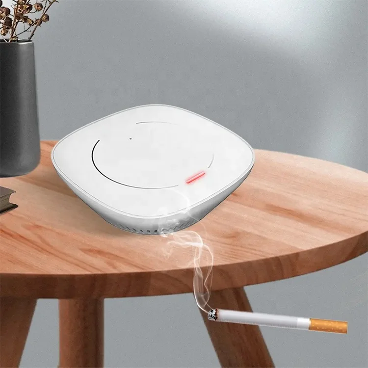 New Arrival Tuya WiFi Smart Home Alarm with Temperature Humidity PM2.5 Detection Vape Electronic Cigarette Smoke Detector