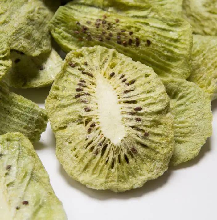 High quality Freeze dried kiwi fruits slices 100% No additive Frozen dried kiwi fruits crisp fruits snacks