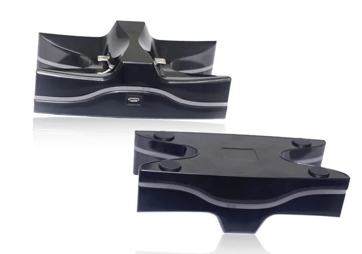 KJH colorful dual charger stand for ps4 controller stan controlling charger ps4 slim handle ps4 joypad charger