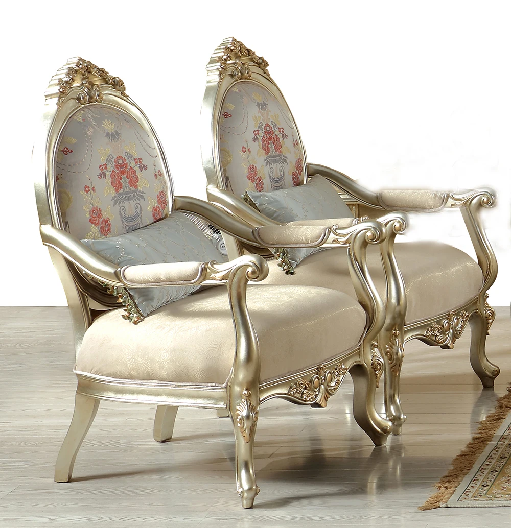Antique Warm and romantic cheap antique embroidered living room red sofa sets