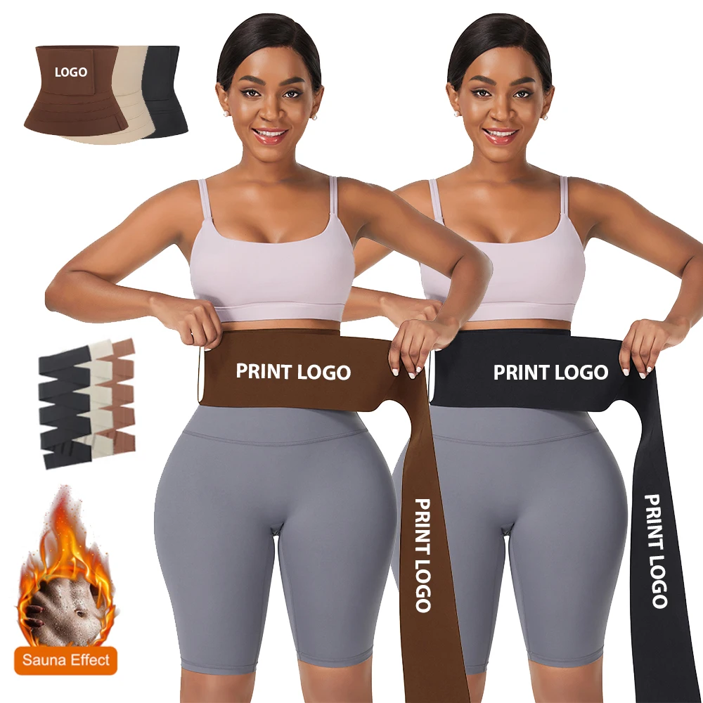 Dropshipping One Size Fit All Women Bandage Waist Wrap Belly Lose Weight Waist Band Wrap Waist Trainer