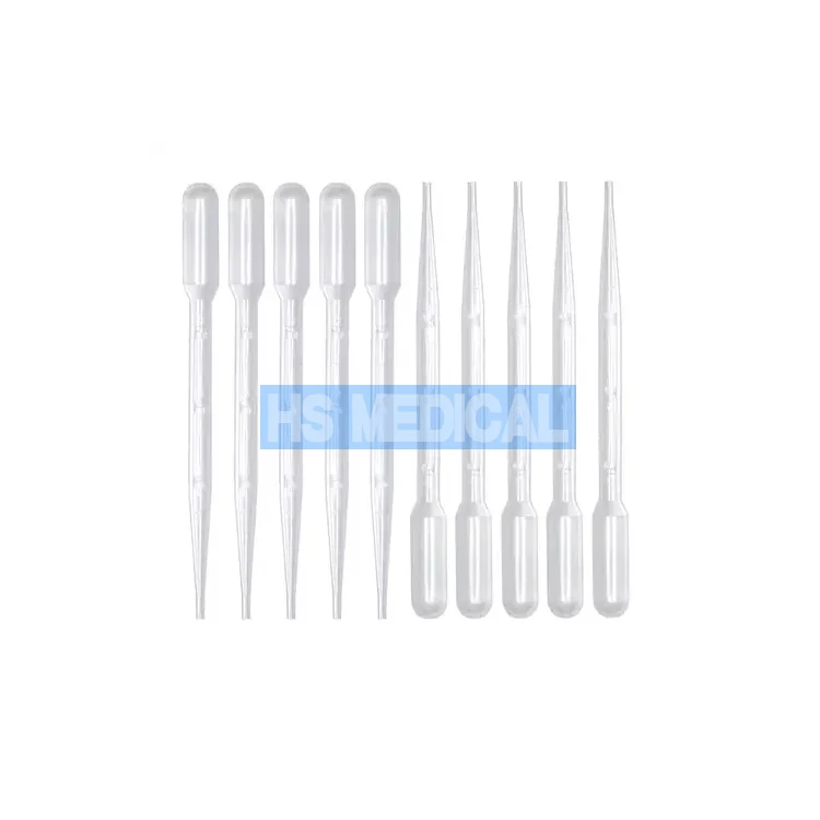 Прямая продажа с завода, прозрачная одноразовая пластиковая пипетка по низкой цене