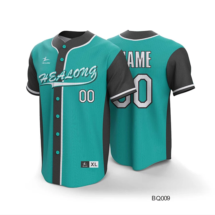 OEM Baseball Jersey Vintage V Neck Baseball Shirts Unique Design Baseball Uniform